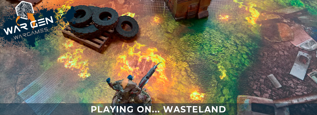 Wasteland wargames gaming mat
